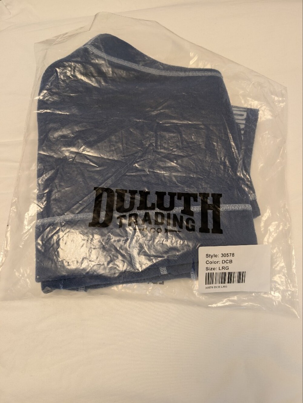DULUTH TRADING Wool Base Layer Wickerino Leggings Side Pockets Blue Large - Picture 10 of 11